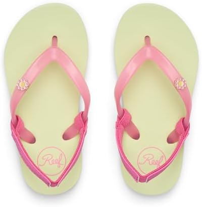 REEF Girls' ToddlerLittle Kid Charming Flower Lime