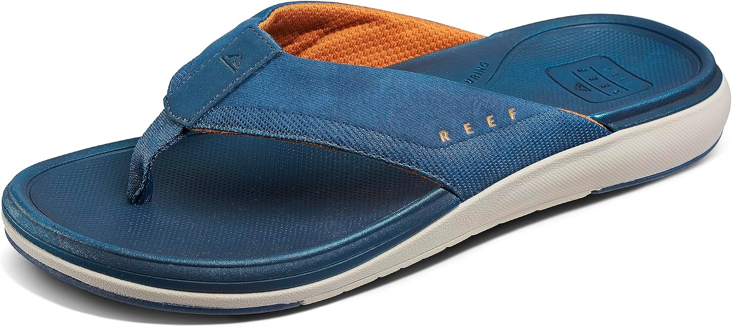 Reef Men's Cushion Norte Flip Flop Sandal Deep DepthsSienna