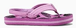 REEF Girls ToddlerLittle Kid Ahi Beach Flip Flop, Soft Cushion Footbed, Water Friendly Heart Shells