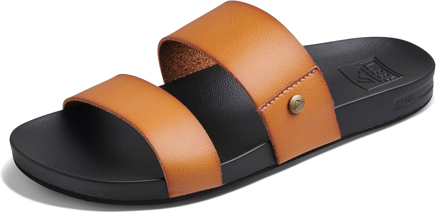 REEF Womens Sandals, Cushion Vista Cognac Black