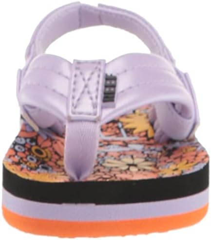 REEF Girls ToddlerLittle Kid Ahi Beach Flip Flop, Soft Cushion Footbed, Water Friendly Mini Floral