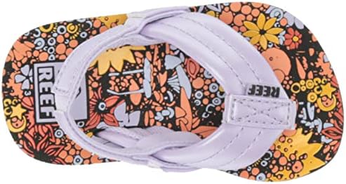REEF Girls ToddlerLittle Kid Ahi Beach Flip Flop, Soft Cushion Footbed, Water Friendly Mini Floral