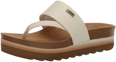 REEF Women's Cushion Sol Hi Platform Sandals VintageTan