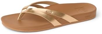 REEF Women's Sandals Cushion Spring Joy Flip Flops Sunset Bronze