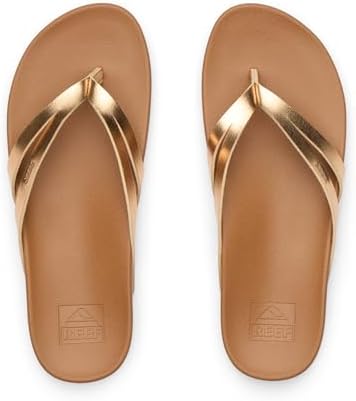 REEF Women's Sandals Cushion Spring Joy Flip Flops Sunset Bronze