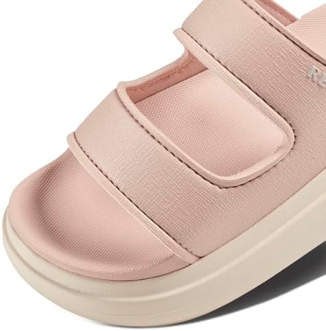 REEF Cushion Bondi 2 Bar Women's Slide Sandal, Lightweight and Supportive Footbed, Water Friendly Cameo Rose