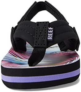 REEF Girls ToddlerLittle Kid Ahi Beach Flip Flop, Soft Cushion Footbed, Water Friendly Palm Fronds