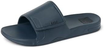 REEF Men's Sandals Fanning Slide H20 Blue