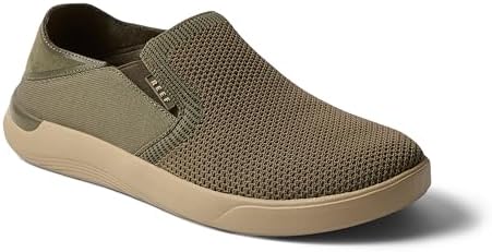 REEF Mens Shoes, Neptune Slip On Olive
