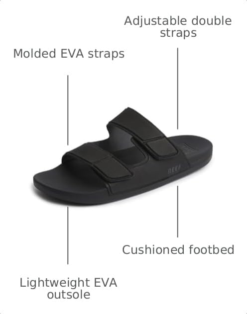 REEF Cushion Tradewind Mens Sandal Black