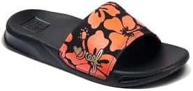 Reef Girls Kids One Slide Sandal Hibiscus Coral