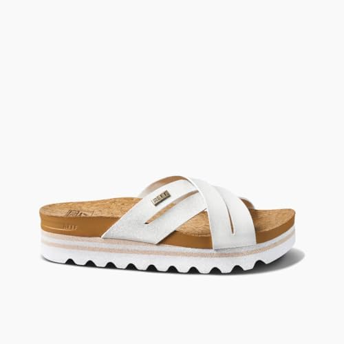 REEF Women's Cushion Bloom Hi Platform Sandals Cloud