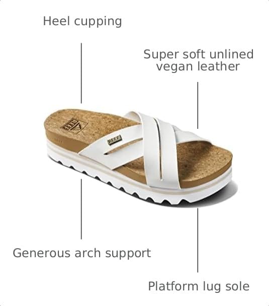 REEF Women's Cushion Bloom Hi Platform Sandals Cloud