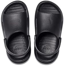 REEF Boys ToddlerLittle Kid Rio Slide Black