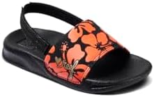 REEF Girls ToddlerLittle Kids One Slide Sandal Hibiscus Coral