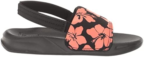 REEF Girls ToddlerLittle Kids One Slide Sandal Hibiscus Coral