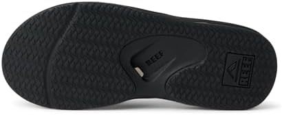 REEF Mens Sandals, Fanning All Black