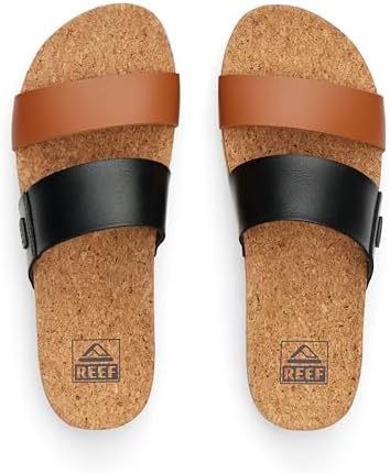 REEF Women's Sandals, Cushion Vista Hi Black Duo
