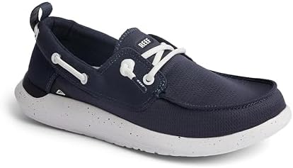 REEF Men's Swellsole Pier Boat Shoes Navy Mesh