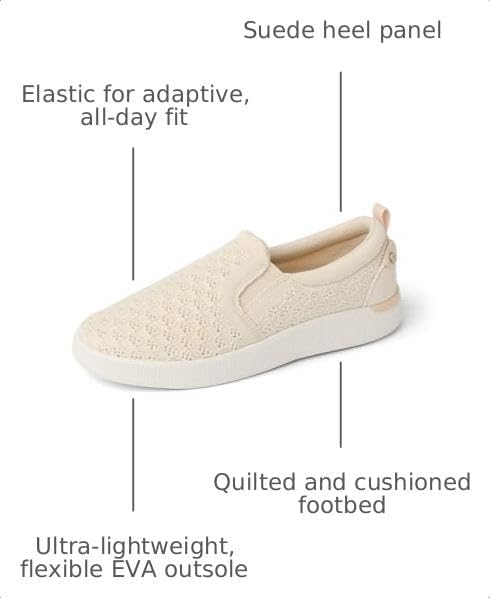 REEF Women's Neptune Elyse Slip-On Shoes Cream Check