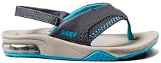 Reef Kids Little Fanning (little Kid) Grey-aqua-oak
