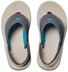 Reef Kids Little Fanning (little Kid) Grey-aqua-oak