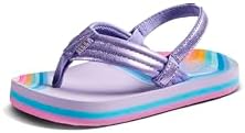 REEF Girls ToddlerLittle Kid Ahi Beach Flip Flop, Soft Cushion Footbed, Water Friendly Candyland