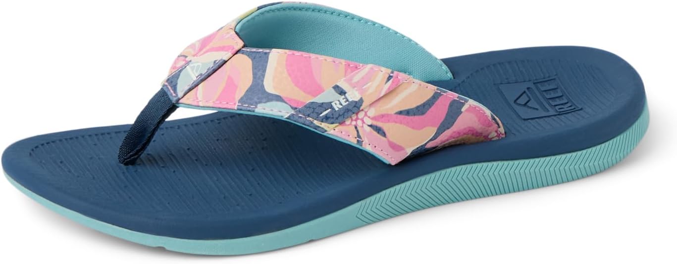 REEF Girls' Kids Santa Ana NavyAqua Multi