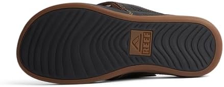 REEF Men'sCushion Lux Flip Flops Bkb-black-brown