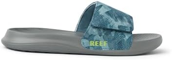 REEF Boys' Kids Salty Slide Painted BlueGrey