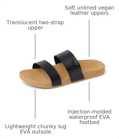 REEF Cushion Vista (Big Kid) BlackTan