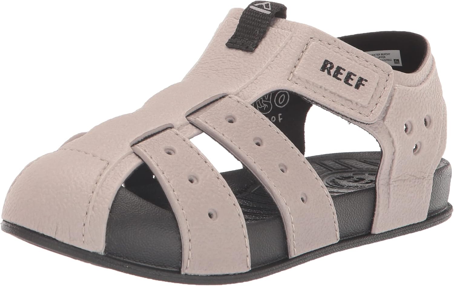 REEF Kids' Water Beachy Fisherman Sandals BlackTaupe
