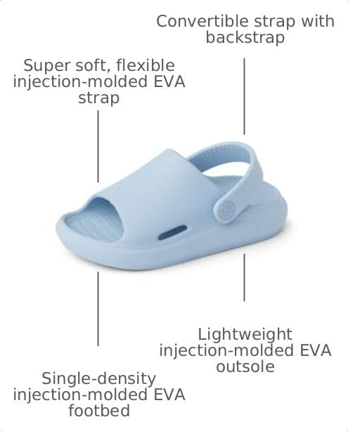 REEF Rio Slides (Little Kid) Dusty Blue