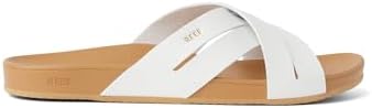 REEF Womens Sandals, Cushion Spring Bloom WhiteTan