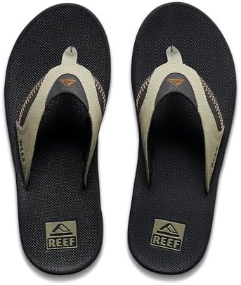 REEF Mens Sandals, Fanning Olive-sudan