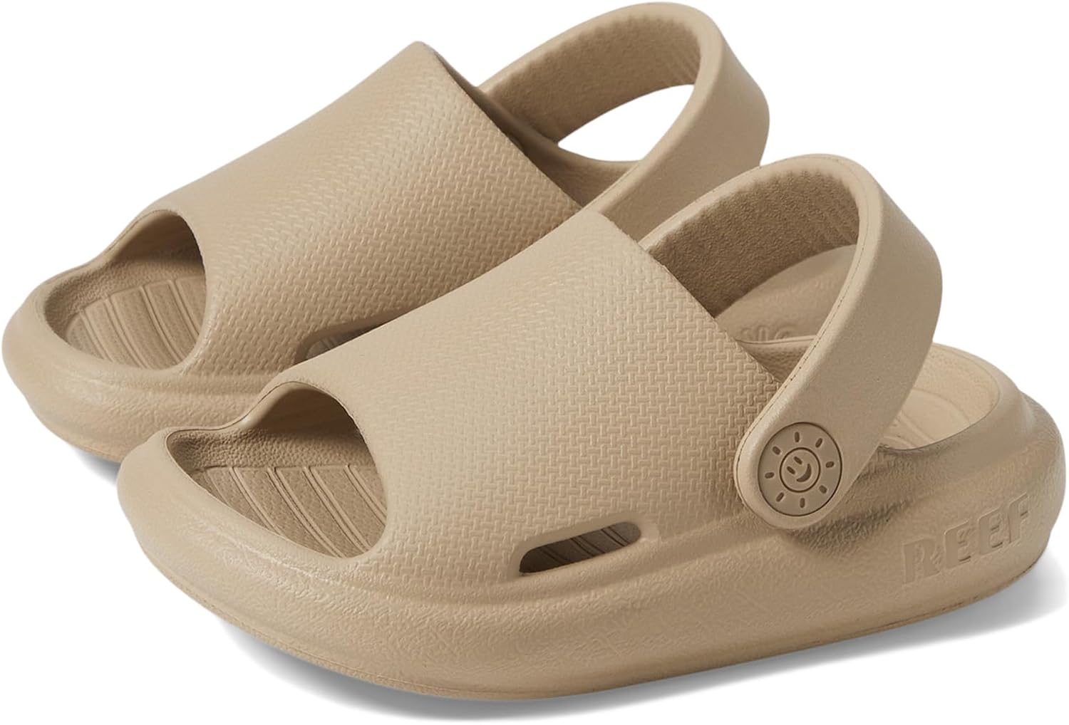 Reef ToddlerLittle Kid Rio Slide Sandal, Super Soft Molded EVA Footbed, Lightweight, Water Friendly, Backstrap, Nomad, 9