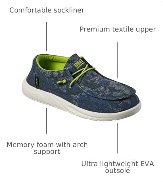 REEF Boys Cushion Coast Shoe Night Vision