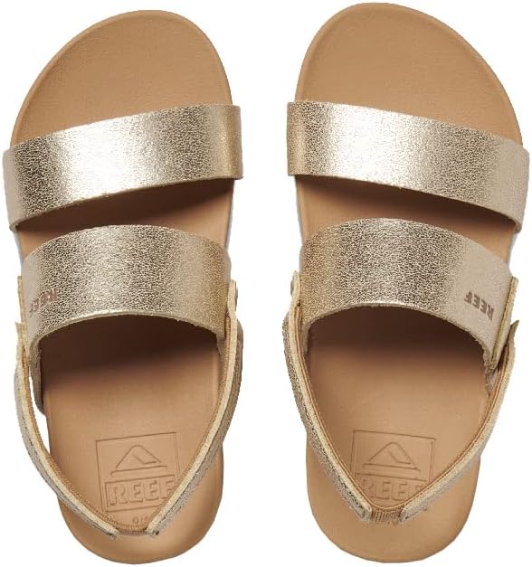 REEF Girls ToddlerLittle Kids Cushion Vista Sandal Tan-champagne
