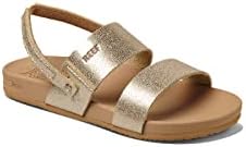 REEF Girls ToddlerLittle Kids Cushion Vista Sandal Tan-champagne