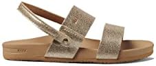 REEF Girls ToddlerLittle Kids Cushion Vista Sandal Tan-champagne