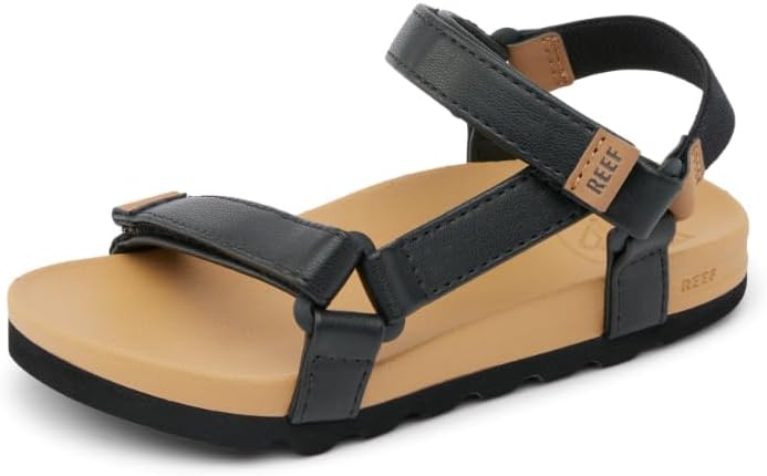 REEF Girls' Little Rem Hi BlackTan