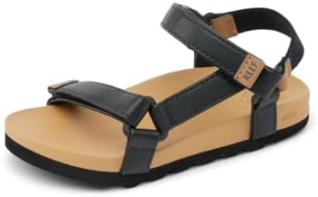 REEF Girls' Little Rem Hi BlackTan