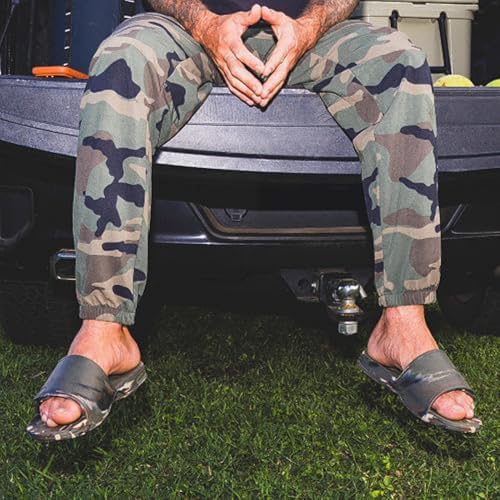 REEF Men's Sandals Fanning Slide H20 Black
