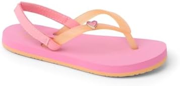 REEF Girls' ToddlerLittle Kid Charming Pink Heart
