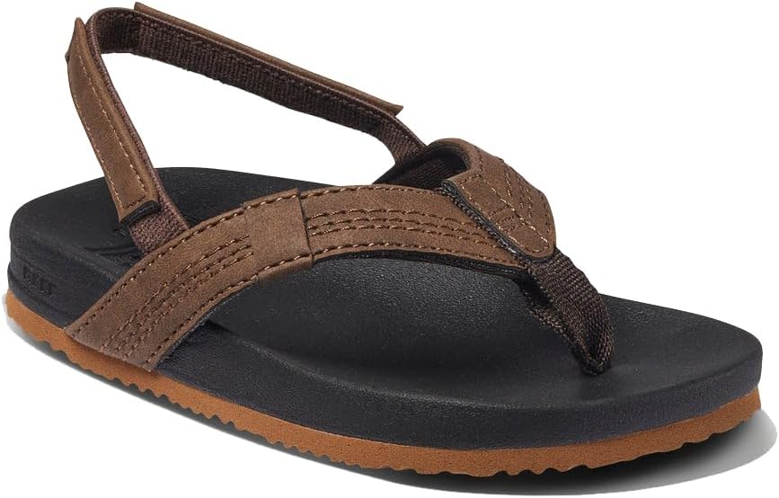 REEF Baby Boys' Phantom Cushion Flip Flops Black-brown23