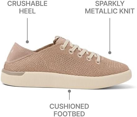 REEF Womens Neptune Shoes Warm Taupe Metallic