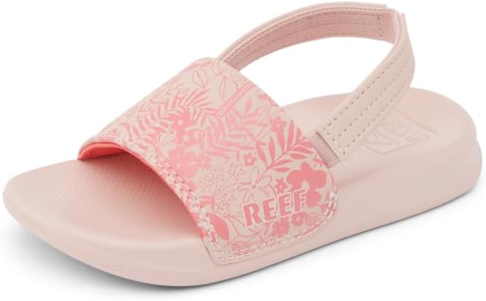 REEF Girls ToddlerLittle Kids One Slide Sandal Flower Field