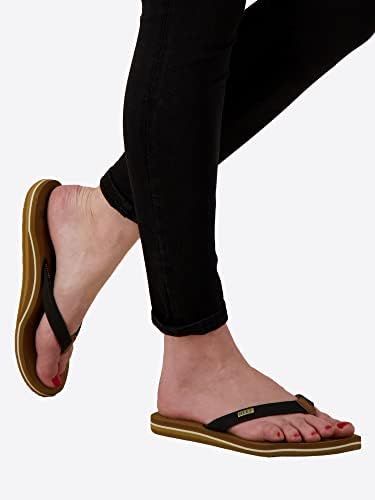 REEF Women's Cushion Sands Sandals Black-tan