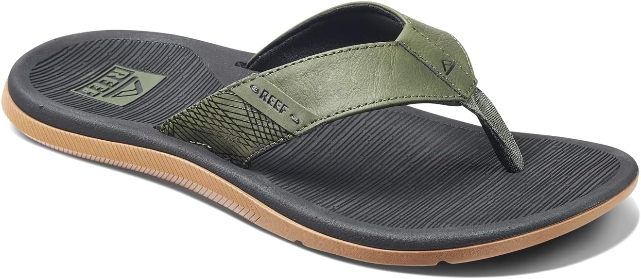 REEF Santa Ana Mens Sandal Geo Olive-gum