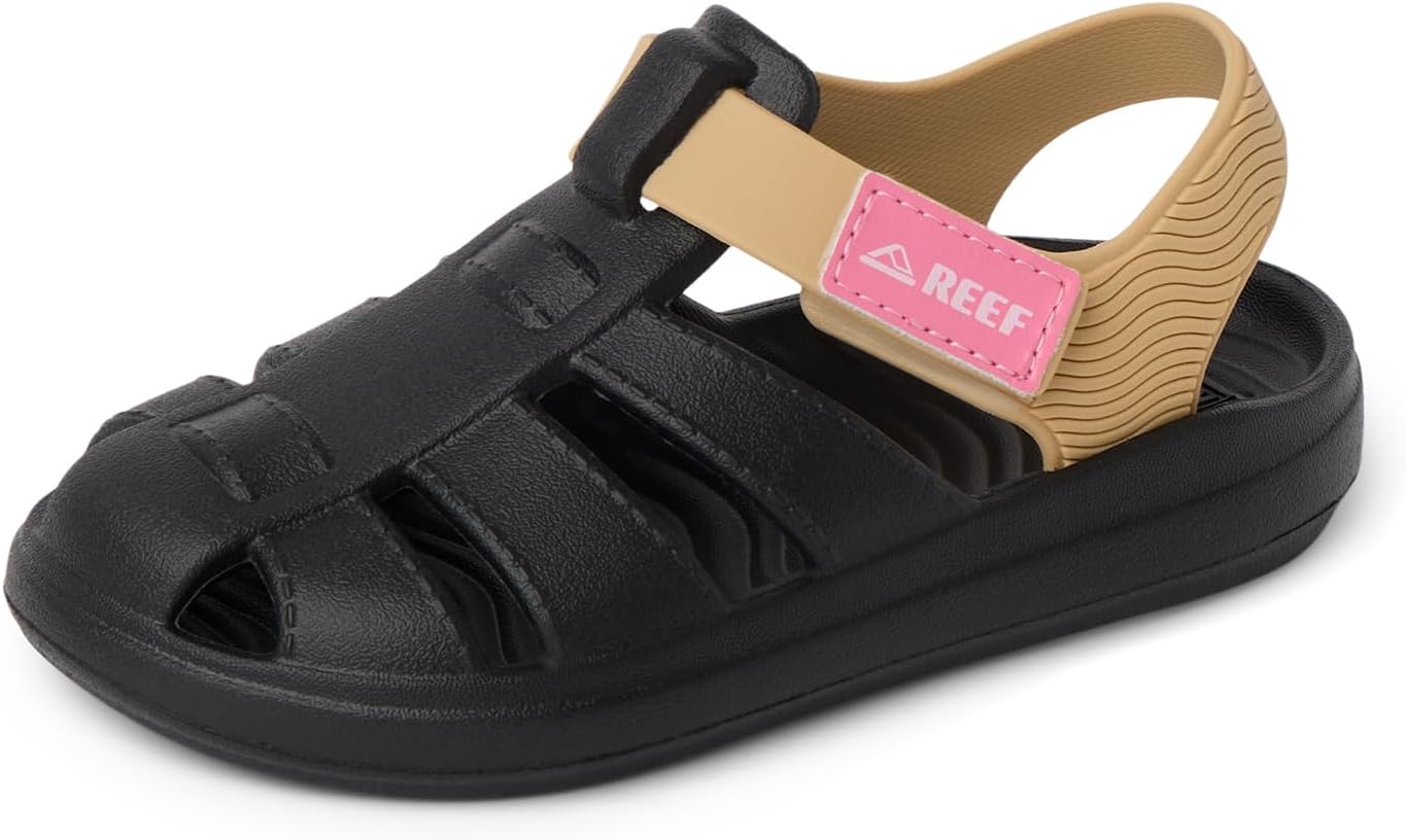 REEF Totally Beachin (Little Kid) BlackTan